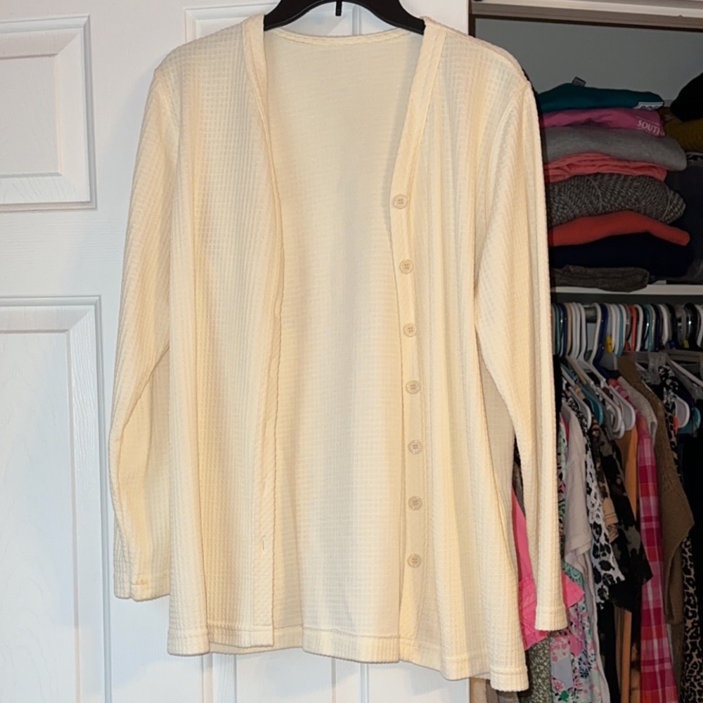 Women’s Cream Color Cardigan